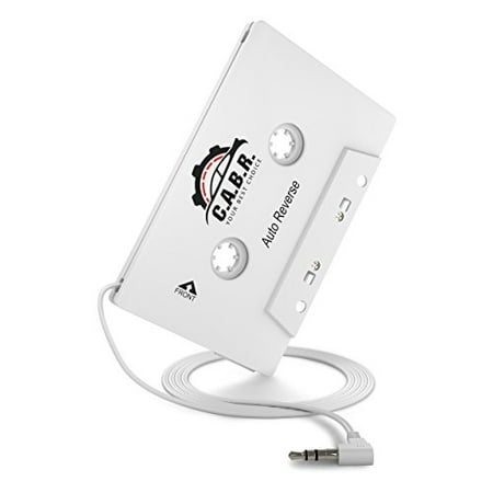 C.A.B.R. 3.5mm Stereo Plug Universal Audio Cassette Adapter for iPhone/Android/Smartphones - Start Listening Quality
