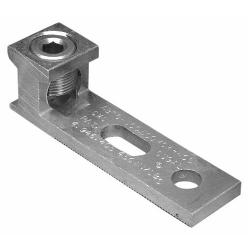 Aluminum Mechanical Lugs One Conductor Two Hole Mount Slotted