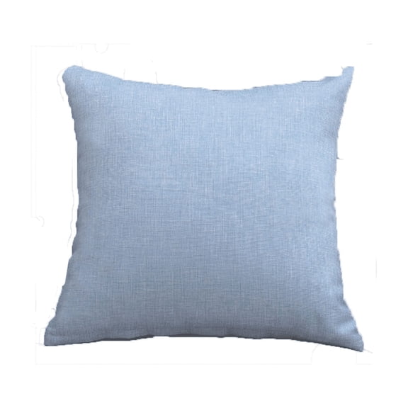 AUQ 2026 New Throw Pillow Covers Health Conscious Weaving 16X16 Pillow Cover Smooth Zipper Decorative Throw Pillow Cover Cases Light Blue for Living Room Bedroom Sofa Chair Home Decor Relaxation