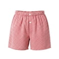 thumbnail image 4 of CAIVO Kids Girls Summer Casual Loose Fit Plaid Shorts Elastic Waist Wide Leg Breathable Shorts With Pockets Birthday Solid Color Bottoms For Holiday Travel, 4 of 4