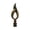 Antique Brass - Pack of 1, variant on Royal Designs, Inc. Modern Flame Design Lamp Finial, F-5073PB-1, Polished Brass, Single