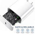 thumbnail image 2 of Cargador de pared Charger Gqohrt USB C de 20 W para iPhone 14 con cable, 2 of 7