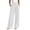 White(Womens Pants), variant on GUACER Wide Leg Trousers for Women High Waisted Pleated Button Dress Pants for Office & Casual Wear