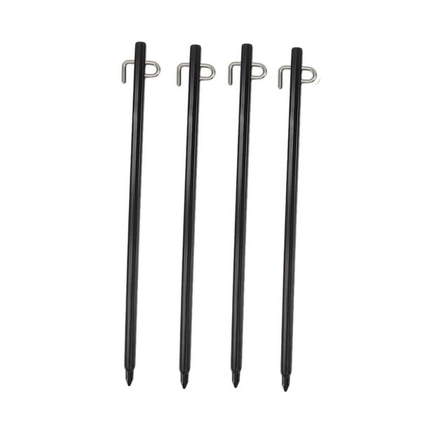 Camping Spike, High Strength 4Pcs Metal Tent Stake Set Easy Insert For