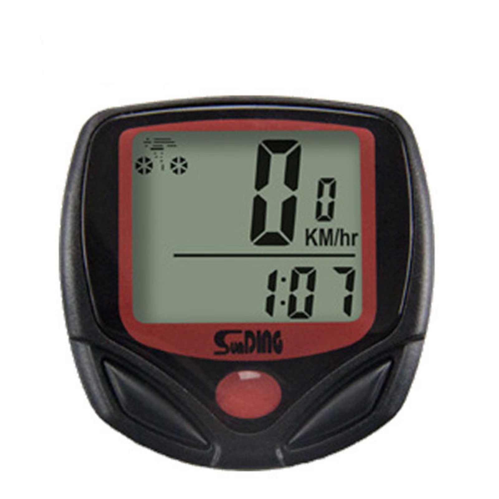Durable Mountain Bike Odometer Waterproof Wired Lcd Digital Display