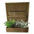 thumbnail image 2 of Grown by you WM19SR-BL Wall Mounted Spice Rack Planter, Black, 2 of 2