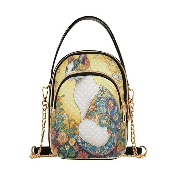 Cross Body Fashion Shoulder Waist Purse Bags Sunlit Patterns Pocket Handbags