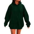 thumbnail image 6 of ZSQDM Crop Hoodies for Women Women's Oversized Sweaters 2026 Long Sleeve Knit Casual Pullover Sweater Fall Outfits Clothes Sweaters for Women Women Blending Sweatshirt, 6 of 9