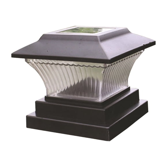 Solar Lights Outdoor, Solar Post Lights Outdoor Fence Cap Light for Posts Patio Garden Decoration White Lighting Black,Lighting Solar Outdoor Post Cap Lights Light for Fence