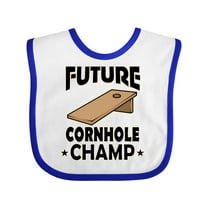 Inktastic Future Cornhole Player Boys or Girls Baby Bib