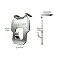 thumbnail image 2 of 25pcs Wall Picture Hooks, TSV Heavy Duty Frames Hanger for Mirrors & Art, Holds 40 lbs, 2 of 7