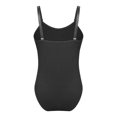 thumbnail image 2 of Haitryli Kids Girls Ballet Dance Gymnastics Leotard Adjustable Straps Camisole Undergarment Bodysuits Black 15-16, 2 of 7