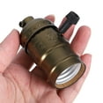 thumbnail image 4 of 2pcs Light Socket Replacement Lamp Holder Light Socket Vintage Light Socket Socket Light Fixture Replacement Lamp Socket Lamp Socket Part, 4 of 5