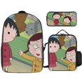 thumbnail image 1 of Chibi Maruko-chan Backpack Learning Legend Bookbag with Heroic Lunch Companion, 1 of 5