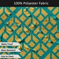 thumbnail image 5 of Vargottam Indoor/OutdoorTablecloth58x120 Inch Rectangle Tablecloth with Umbrella Hole and Zip- Waterproof PatioTableCloths- TableCovers for Backyard RectangularTable- Yellow, 5 of 5