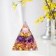 thumbnail image 3 of de cristal, amatista , , protección contra negatividad, meditación, Yoga, roca de cristal Natural, decoración para hogar, or Púrpura de hoja pequeña Yotijar Pirámide de cristal, 3 of 9