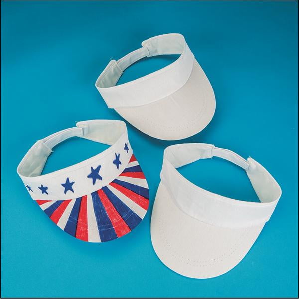 ColorMe Fabric Visors Pk12