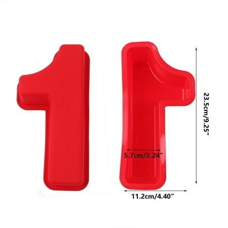 

Gzztg 10 Inch Large Silica Gel Cake Plate Birthday Number Silicone Pizza Pan Baking Bread Kitchen Diy Mould
