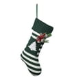thumbnail image 1 of Wosthever Fabulosos calcetines navideños añaden un toque de elegancia a la decoración festiva Calcetines tejidos navideños Bolsas de regalo Kits de decoración para fiestas Arboles verdes, 1 of 6