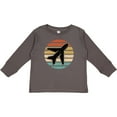 thumbnail image 3 of Inktastic Airplane Pilot Vintage Sunset Boys or Girls Long Sleeve Toddler T-Shirt, 3 of 5