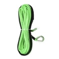 thumbnail image 1 of 15m 6mm 7700LBs Synthetic Winch Rope Line Cable With Sheath ATV UTV Capstan Gray Towing Rope Car Wash Maintenance Auto String ,Easy to Carry, 1 of 7