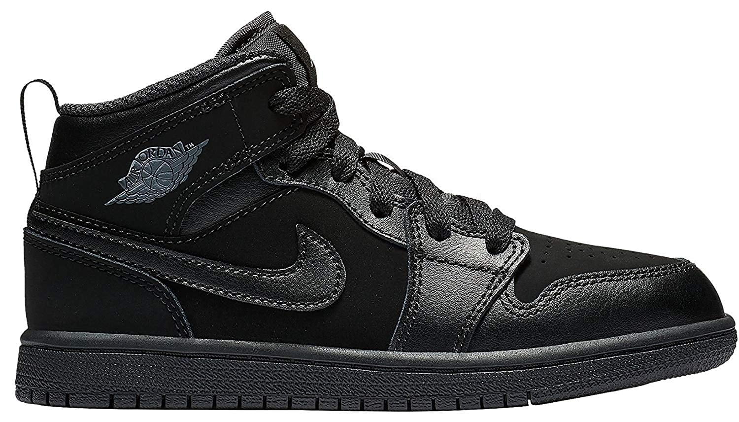 junior black jordans
