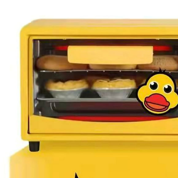Kitchen Oven Mini Oven Baking Oven Timing Oven 12L Mini Oven 600W Countertop Multifunction Baking Oven Cute Pattern For Home Kitchen AU Plug