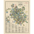 thumbnail image 2 of Codd 26x32 White Modern Wood Framed Museum Art Print Titled - Divide Mining District Landowner Nevada - Codd, 2 of 4