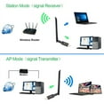 thumbnail image 3 of Wifi Adapter Dual Band 2.4GHz 5GHz Wifi Usb 1200Mbps Wireless WiFi Dongle with 5dB Antenna PC Computer Network Card Receiver, 3 of 7