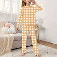 thumbnail image 2 of BLVB Big Girls Cute Pajama Sets Long Sleeve Tops and Pant Teens Sleepwear 2 Piece Pjs Clothes 2-14Years, 2 of 3