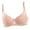 Beige, variant on Women Sexy Gather Push Up Bra Underwire 3/4 Cup Lace Brassiere Thin Cup Lace Underwear 32
