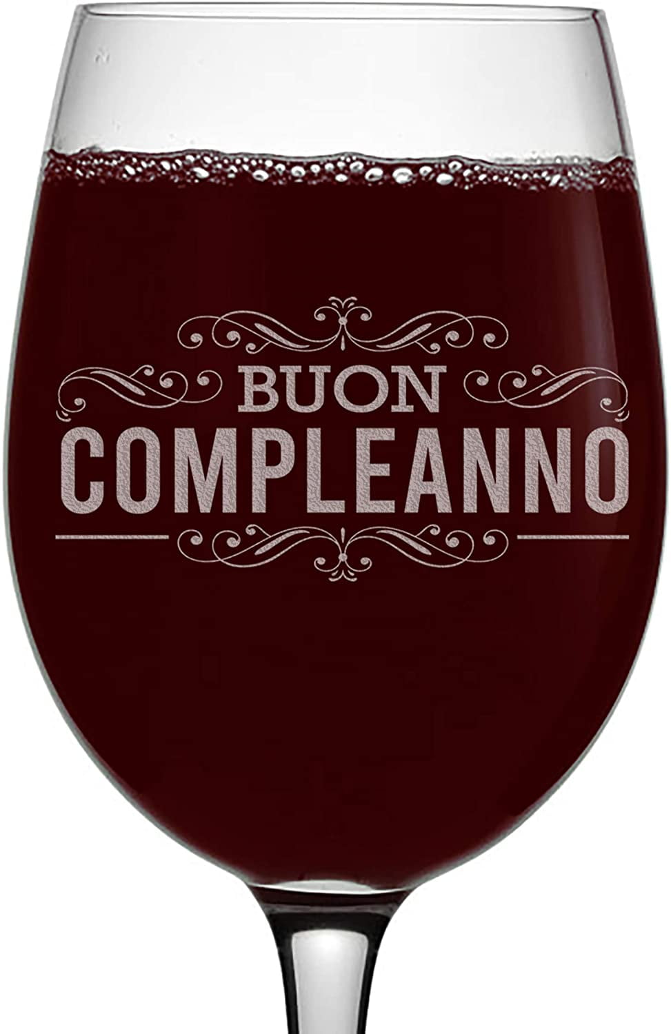 Happy Birthday Italian Etched 16oz Stemmed Wine Glass Walmart Com Happy Birthday Italian Etched 16oz Stemmed Wine Glass Walmart Com