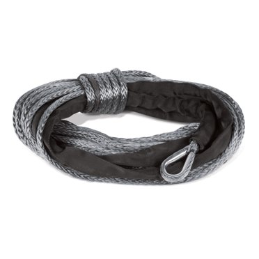 Extreme Max 5600.3081 \The Devil's Hair Synthetic ATV/UTV Winch Rope - Gray