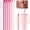 Pink Series, variant on NiHome 6PCS Silicone Anti-Wrinkle Straws Fit for Stanley 40oz 30oz Tumblers w/Brushes, Customizable Length Wrinkle Free Straws for Various Cups, No Wrinkle Reusable Drinking Straws for Lip (Macaron)
