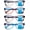 Mix, variant on 4 Pack Progressive Multifocus Reading Glasses for Women Men Spring Hinge Blue Light Blocking Readers