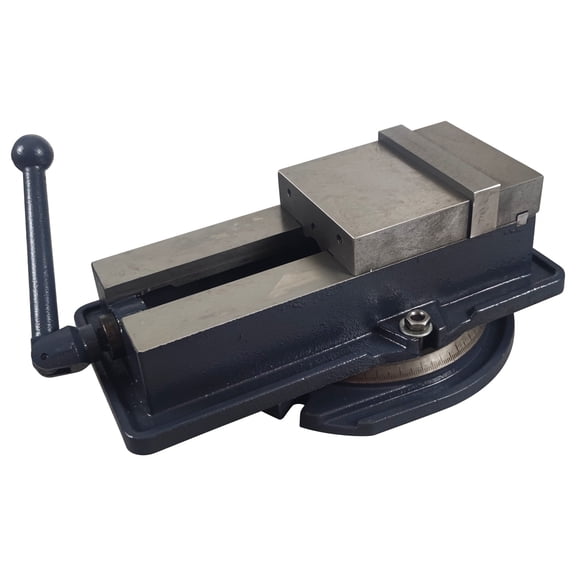 INTSUPERMAI 5 inch High Precision Milling Machine Lockdown CNC Vise 360 Degree Swiveling Base