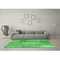 thumbnail image 3 of Ahgly Company Indoor Rectangle Patchwork Emerald Green Transitional Area Rugs, 4' x 6', 3 of 4