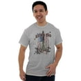 thumbnail image 3 of Rocking Dad Guitar American Flag Men's Graphic T Shirt Tees Brisco Brands M, 3 of 5