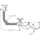 thumbnail image 3 of - Vaciador completo Flexaplus S para bañera estándar cromo, 3 of 3