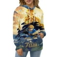 thumbnail image 6 of Unisex The Legend of Zelda Hoodies 3D Printed Pullover Hooded Sweatshirt with Pocket for Mens Womens, 6 of 7