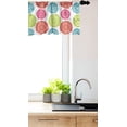 thumbnail image 3 of Ambesonne Oriental Window Valance, Floral Mandala Inspired Artwork on a Plain Background, Curtain Valance for Kitchen Bedroom Decor with Rod Pocket, 54" X 12", Multicolor, 3 of 3