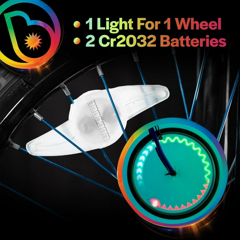 Brightz Pattern Making LED Spoke Light Motion Activated, Creates