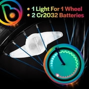 Brightz ShapeBrightz 12-in-1 LED Bike Spoke Light, Motion Activated