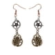 thumbnail image 1 of Pendientes Steampunk Jinwen Aleación Bronce Gancho Mujer, 1 of 8