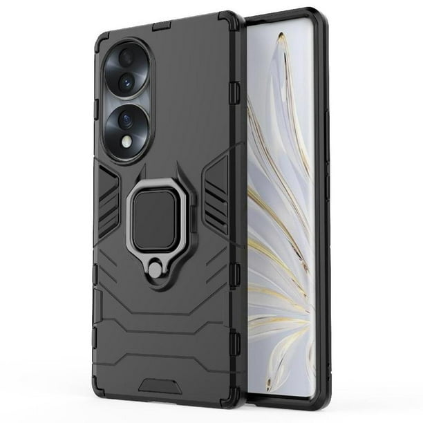Funda para Honor 70 5G con Soporte Anillo Giratorio 360° y Protección Resistente a Golpes y Caídas