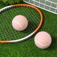 thumbnail image 4 of HEATSHAKING 2Pcs Tennis Balls Pink for Female Beginners and Tennis Training, 4 of 8