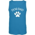 thumbnail image 1 of Father's Day Dog Dad Turquoise Adult Tank Top - X-Large, 1 of 1