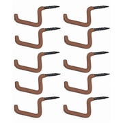 HME Dual Accessory Hooks 10 - Pk., Brown (BGH-10), 1.00 x 1.00 x 1.00