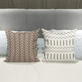 thumbnail image 3 of Pillow Covers 18x18 Set of 4, Modern Sofa Throw Pillow Cover, Decorative Outdoor Linen Fabric Pillow Case for Couch Bed Car 45x45cm, 3 of 6