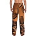 thumbnail image 7 of Salouo Coffee Beans Print Pajama Pants for Men, Lounge Pants Elastic Waistband Casual Men's sleepwear Loungewear Sleep Pajama Pant -Medium, 7 of 7